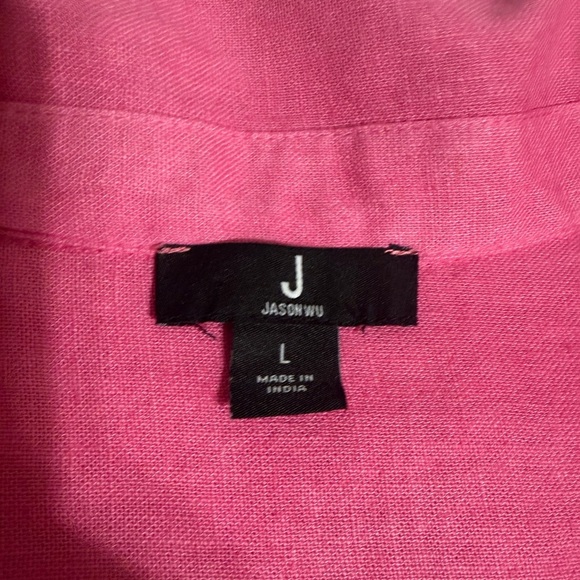 Jason Wu Pink and White Ombre Button-Down Shirt - Picture 6 of 9